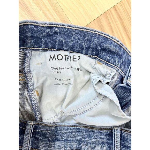 Mother The Hustler Ankle Fray We All Scream Wash 29 - Picture 6 of 7